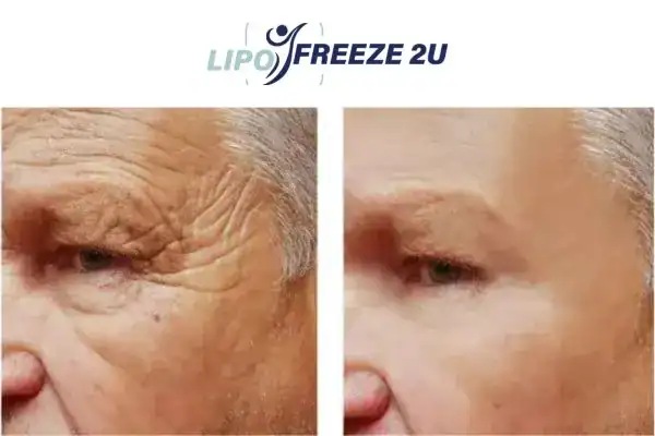 Mens before and after Morpheus 8 Woking results.