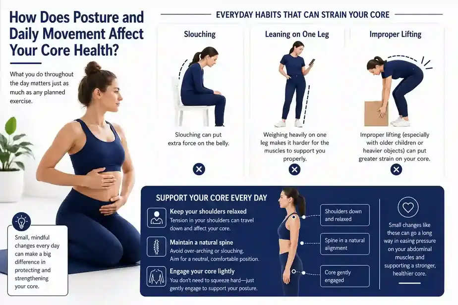 How Does Posture and Daily Movement Affect Your Core Health Woking?